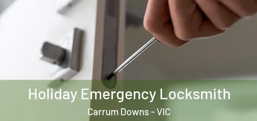 Holiday Emergency Locksmith Carrum Downs - VIC